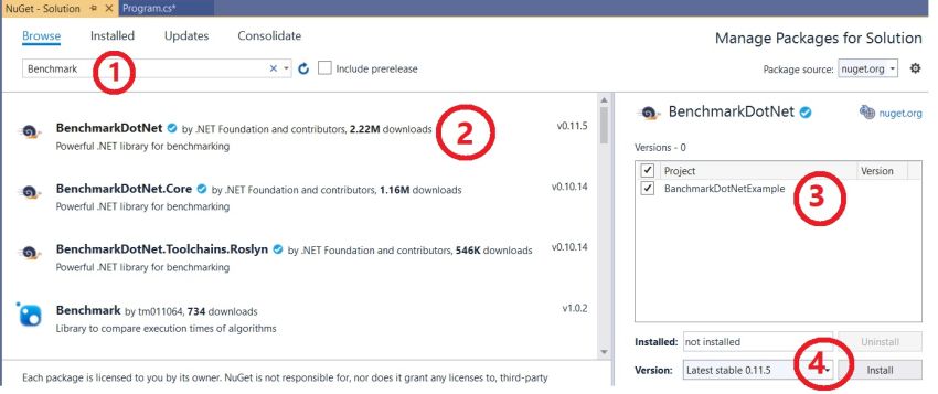 BenchmarkDotNet : Reliable and Efficient .NET Code Performance Measure